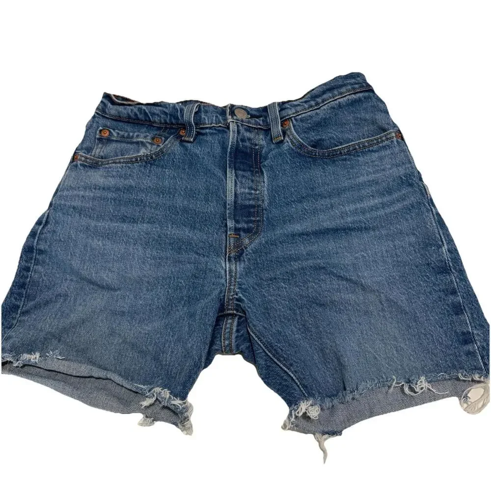Women’s Levi’s 501 Denim Shorts Size W27 (cut Into‎ Shorts)